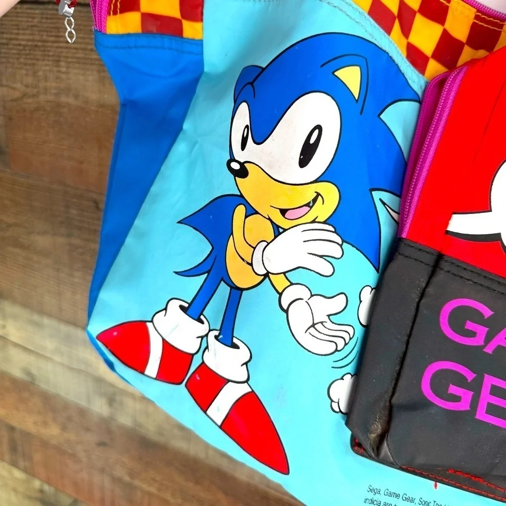 Rare Vintage 1994 Sonic the Hedgehog Game Gear 16” Youth Backpack